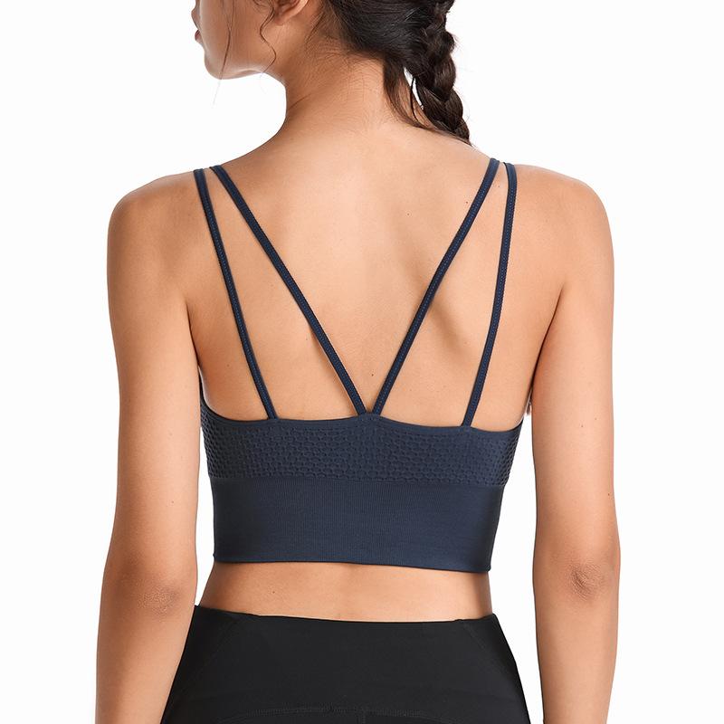 Beautiful Back No Steel Ring Sports Bra Quick-drying Shock-proof Running Fitness Sports Underwear Large Size Bra Women Vest