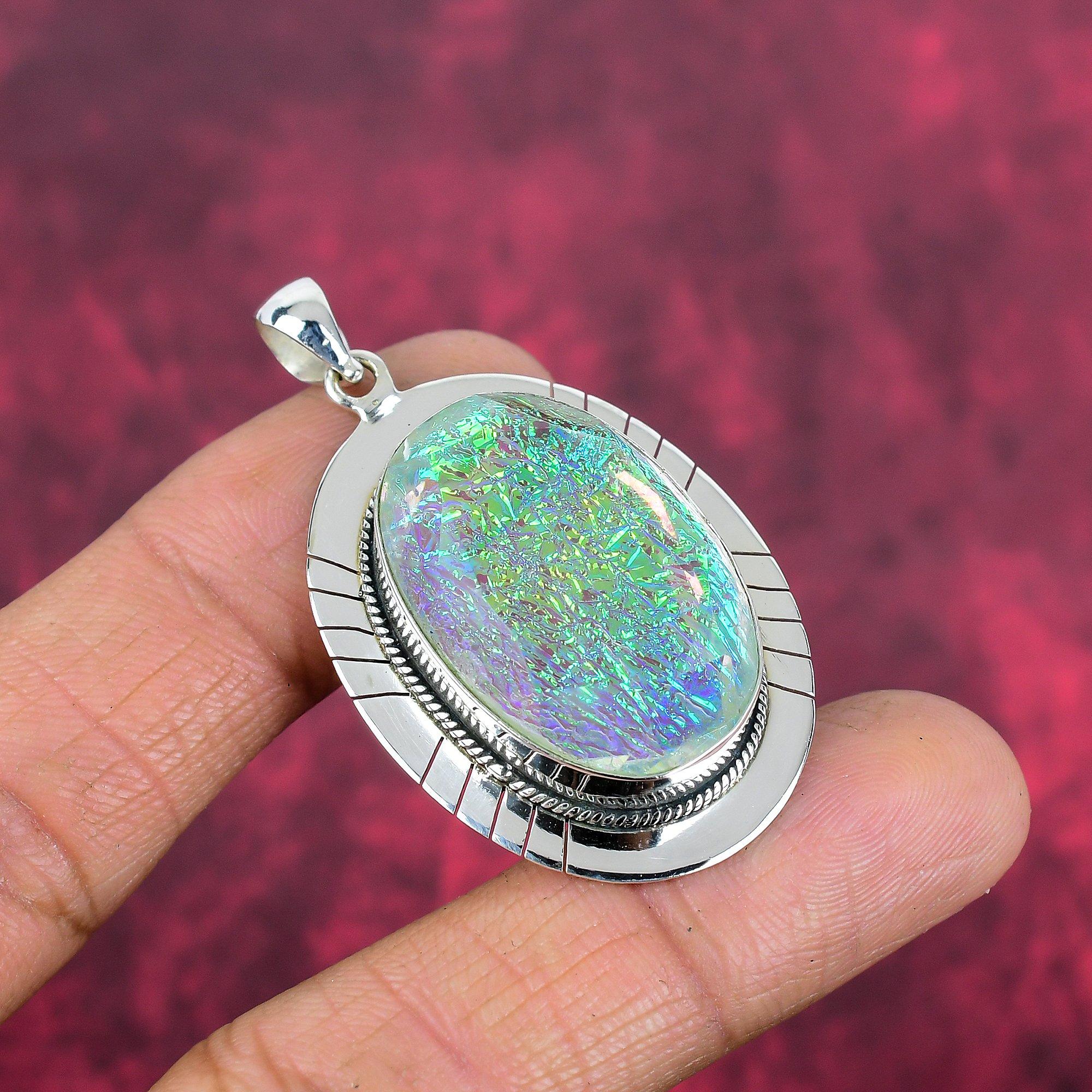 Triplet Opal Pendant, Gemstone Jewelry 925 Solid Sterling Silver Pendant, Gift For Women Handmade Pendant
