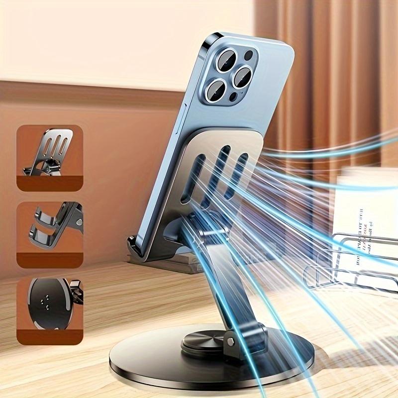 Full Metal 360 Degree Rotating Decompression Mobile Phone Tablet Universal Stand