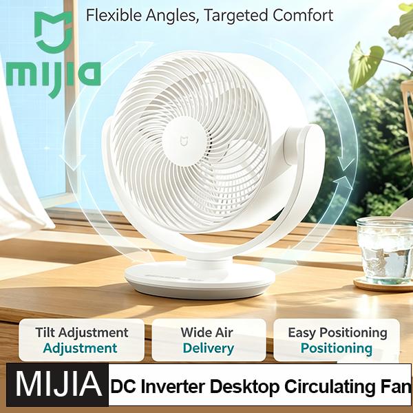 MIJIA DC Inverter Desktop Circulating Fan Home Desktop Fans Intelligent Three-dimensional Air Supply Support MI HOME App CN