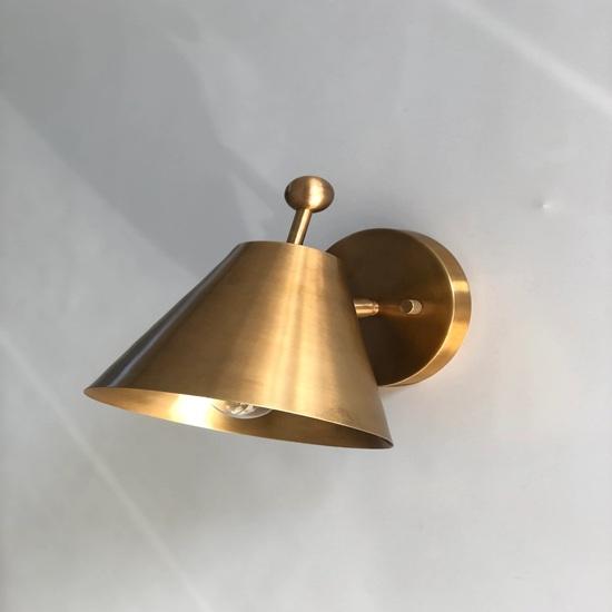 Handmade Brass Pivot Sconce Mid-Century Style Wall Lamp Decorative Item