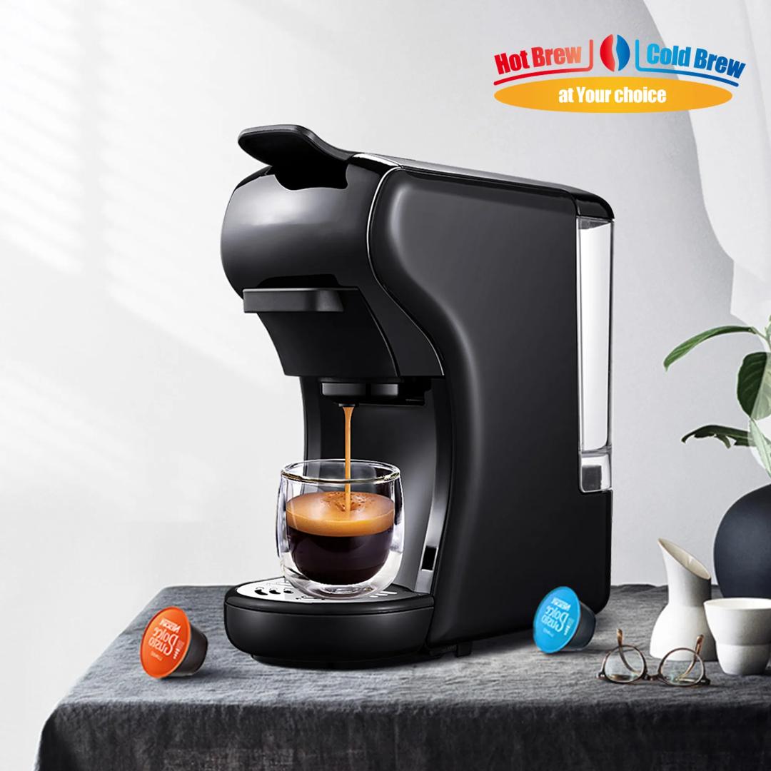 Capsule Coffee Machine, Household Small Lightweight, Fully Automatic Mini Multi-Function Coffee Maker