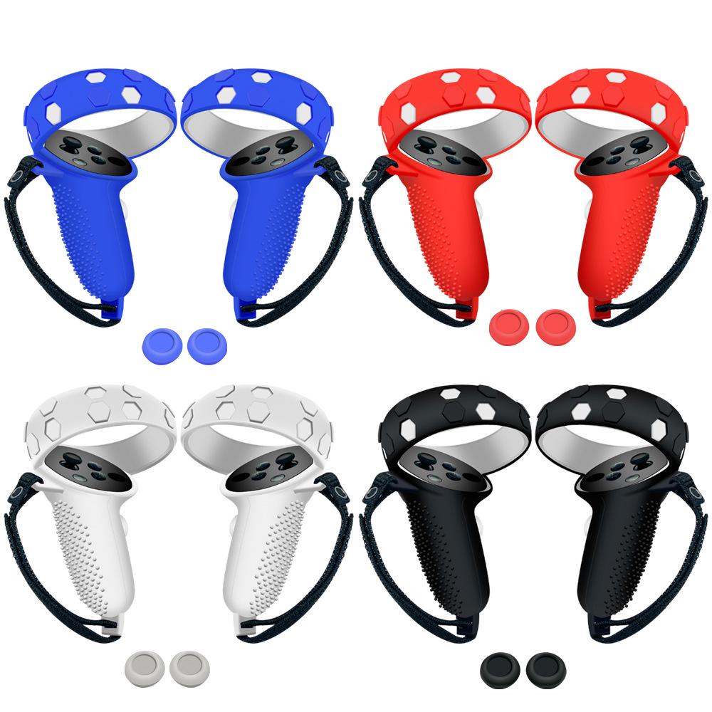 Protective Cover For Oculus Quest 2 VR Touch Controller Silicone Cover Skin Handle Grip For Oculus Quest 2 VR Accessories
