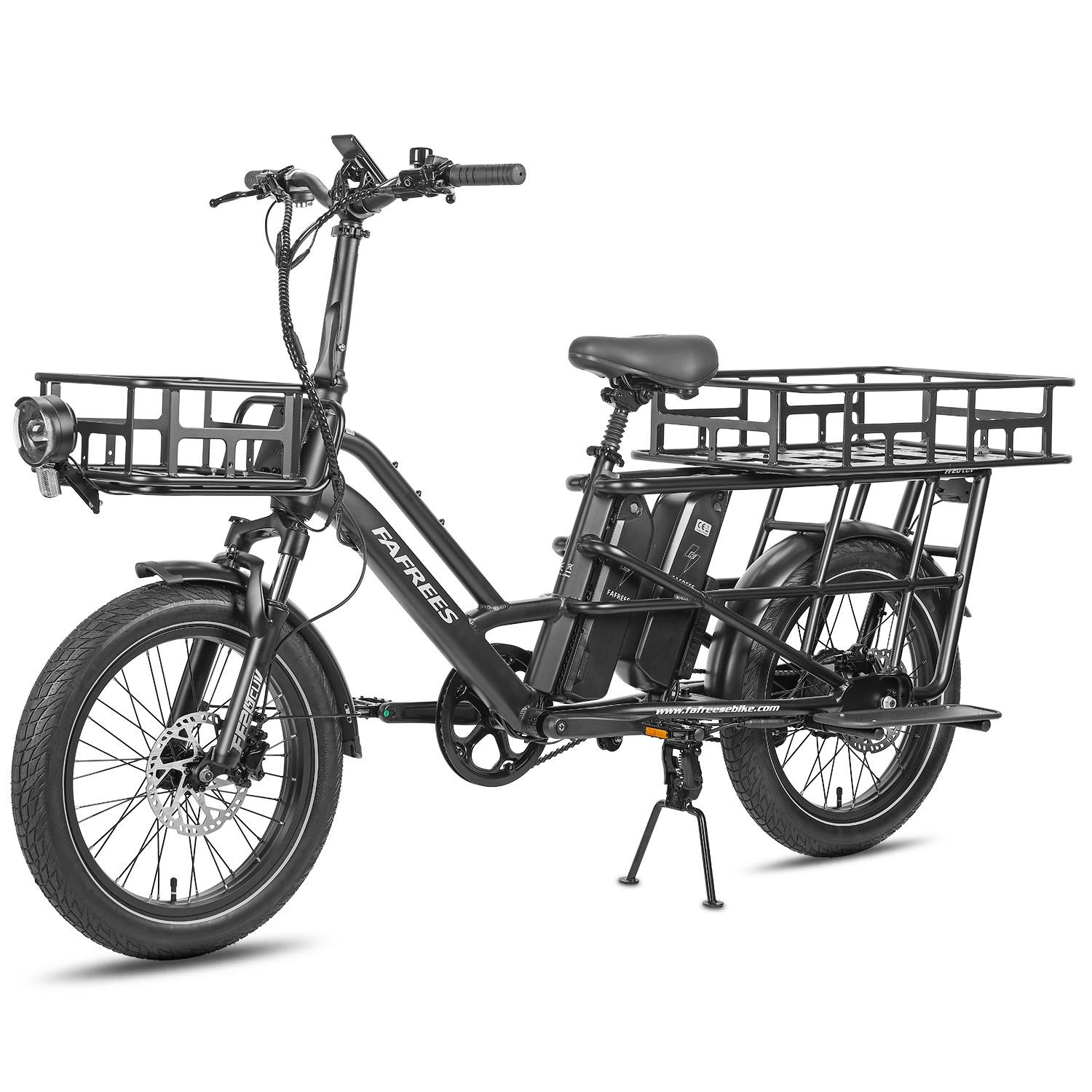 Fafrees FF20 CUV Longtail Electric Bike, 12 Ah x 2 Batteries, 250W