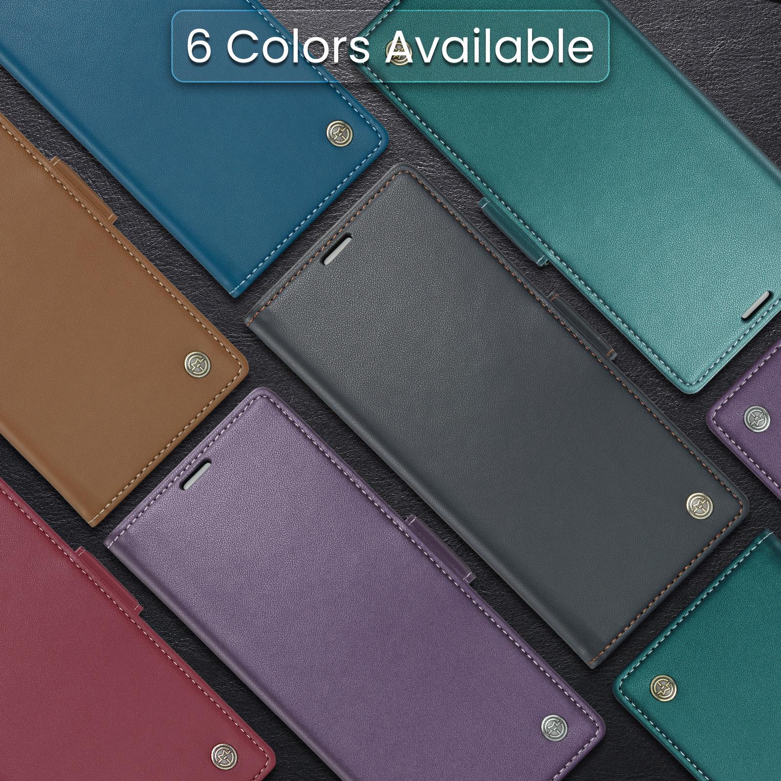 CaseMe-023 Flip Leather Case For iPhone 17 Pro Max Luxury Magnetic Wallet Card Slots Cover Stand Protectives Skins Shell