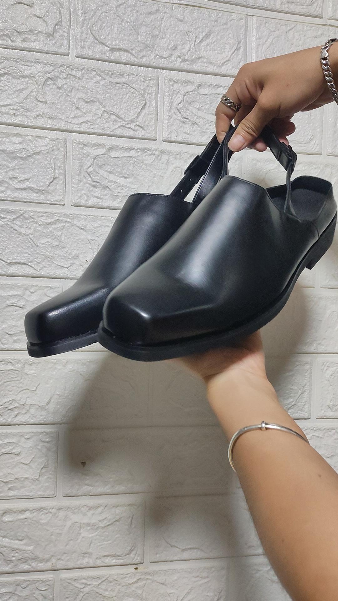 Letní Pánské sandály Slingback Taneční boty Mules Šaty Ležérní Pohodlí Stylové Formální Kožené Plesové blejzry pro muže Velké velikosti