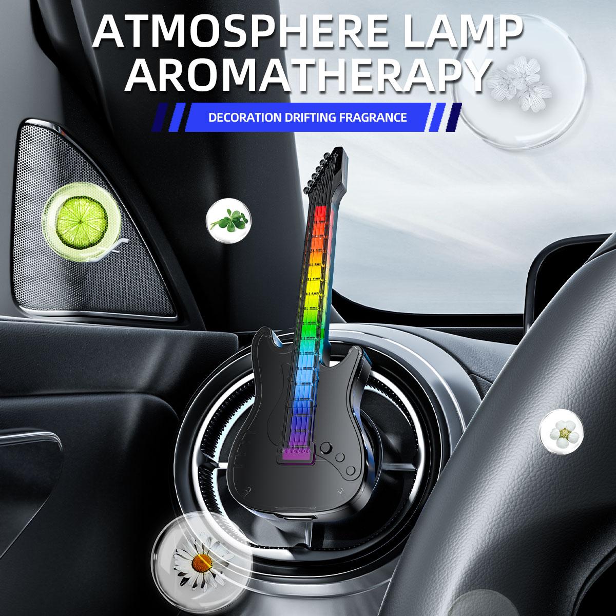Air Freshener Car Smell LED Mini Conditioning Vent Outlet Perfume Clip Fresh Aromatherapy Fragrance Dashboard Car Perfume Decoration