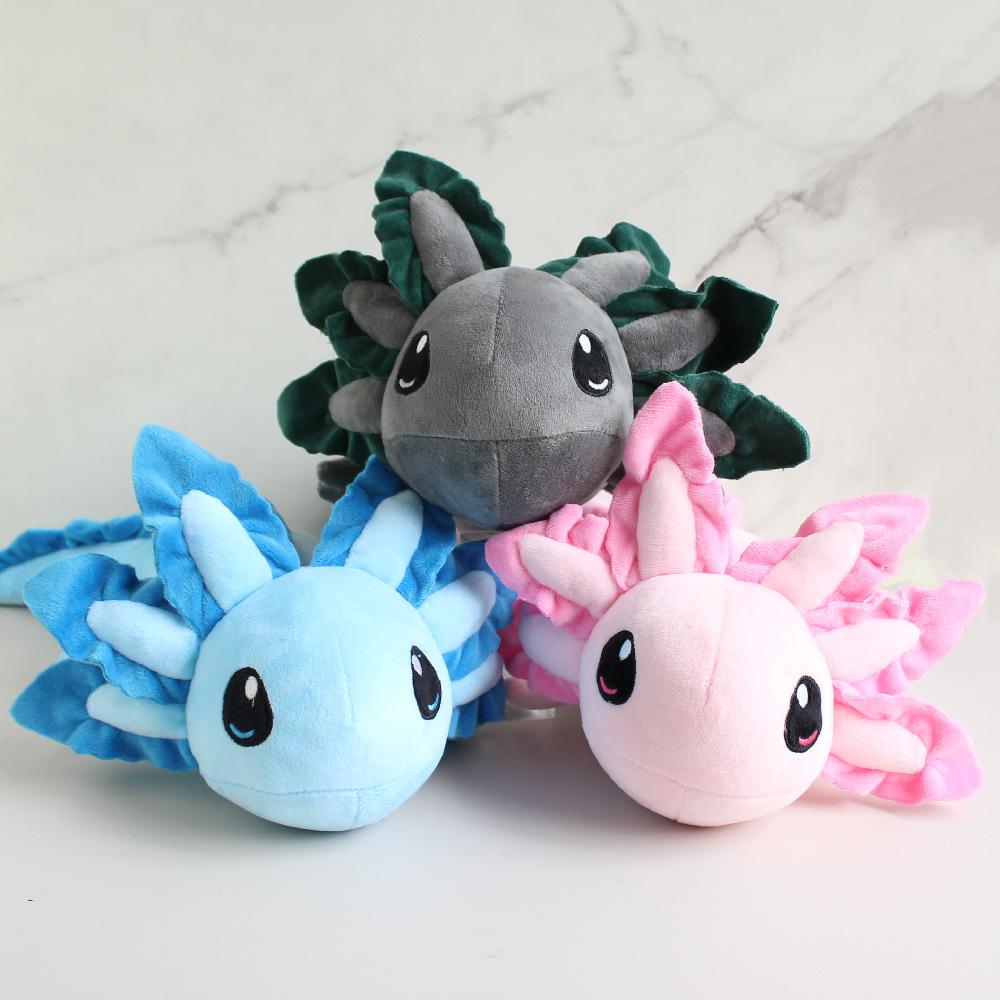 Axolotl brinquedo de pelúcia boneca de pelúcia presente de Natal para crianças coleção de fãs