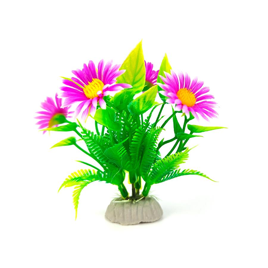 Aquarium Artificial Flowering Plants Decoration Fish Tank Landscaping Water Grass Ornaments Aquatic Simulated Flower Plant Supplies