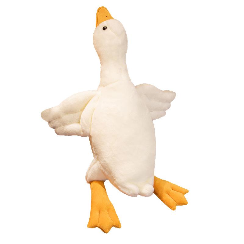 50-160cm Huge Cute Goose Plush Toys Big Duck Doll Soft Stuffed Animal Sleeping Pillow Cushion Christmas Gifts for Kids and Girls