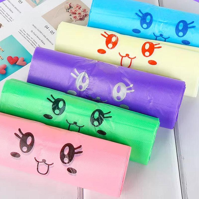 50 Uds. Bolsa de plástico gruesa con asa para compras, bolsa de embalaje reutilizable, Bandle para supermercado, bolsas de compras transparentes para alimentos y frutas, bolsa para chaleco