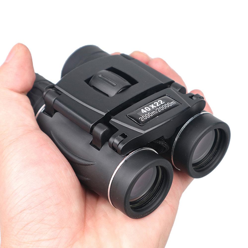 Mini 40x22 skládací dalekohled pro venkovní lov Kempování Turistika Kompaktní HD zoomovatelný dalekohled s dlouhým dosahem 2000 m.