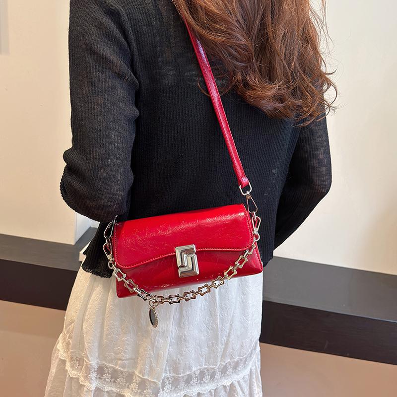 Tooxika Personalized Lock Chain Bag Women's Bag New Fashion Shoulder Bag Simple Messenger Bag