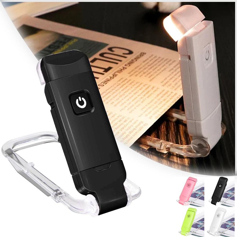 Rechargeable Book Light Reading Light Eye Protection Night Light Portable Clip Desk Light Bookmark Read Light Night Lamp