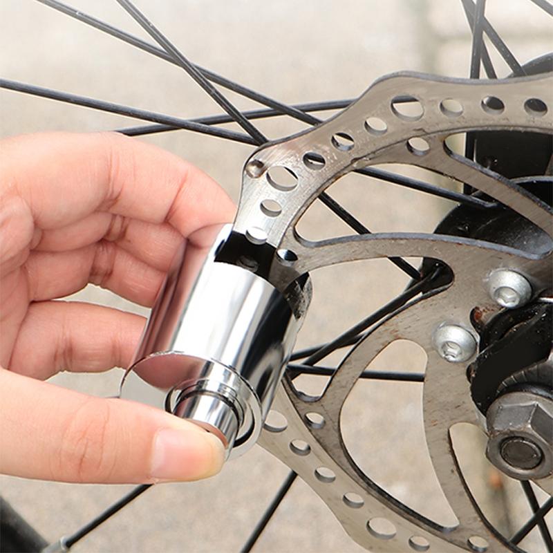 SEAMETAL Disc Brake Lock Motorcycle Mini Security Wheel Disk Lock Zinc Alloy Steel Anti Theft Disk Lock for Motorbike Bicycle Scooter