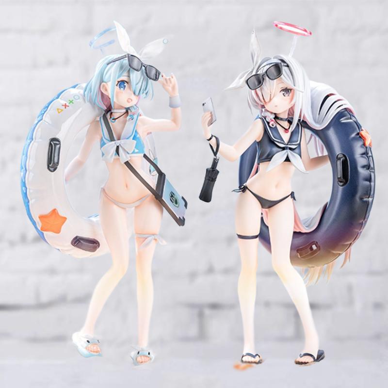 Arona Prana Figure Swimwear Swim Ring Figurine Model Statue Doll Collection Toy Gift