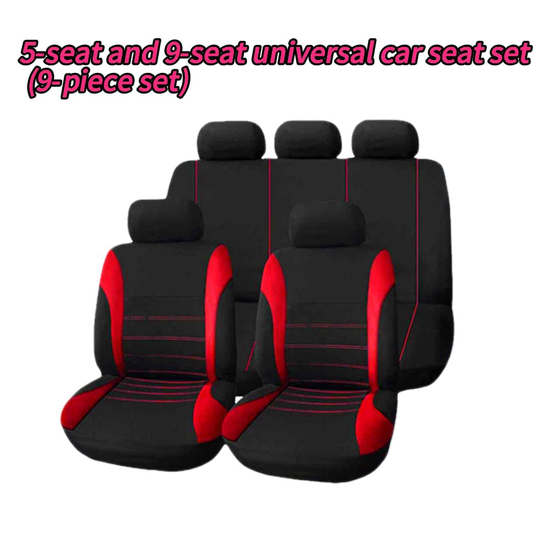 Car Seat Covers Full Set Car Seat Protector Auto Seat Covers Polyester Fabric Universal Fits Most Cars Covers
