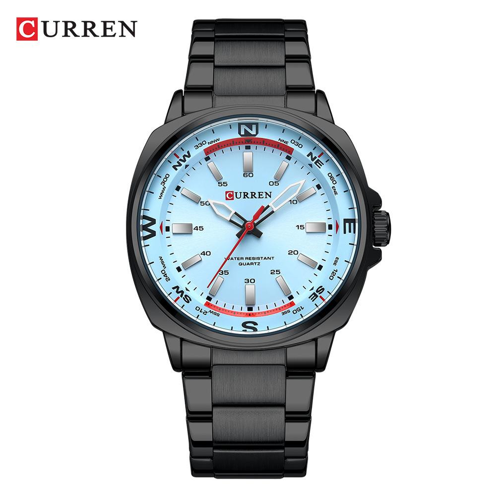 CURREN Classic Business Casual Quartz Watch for Men Stainless Teel Sport Waterproof Male Watches Clock