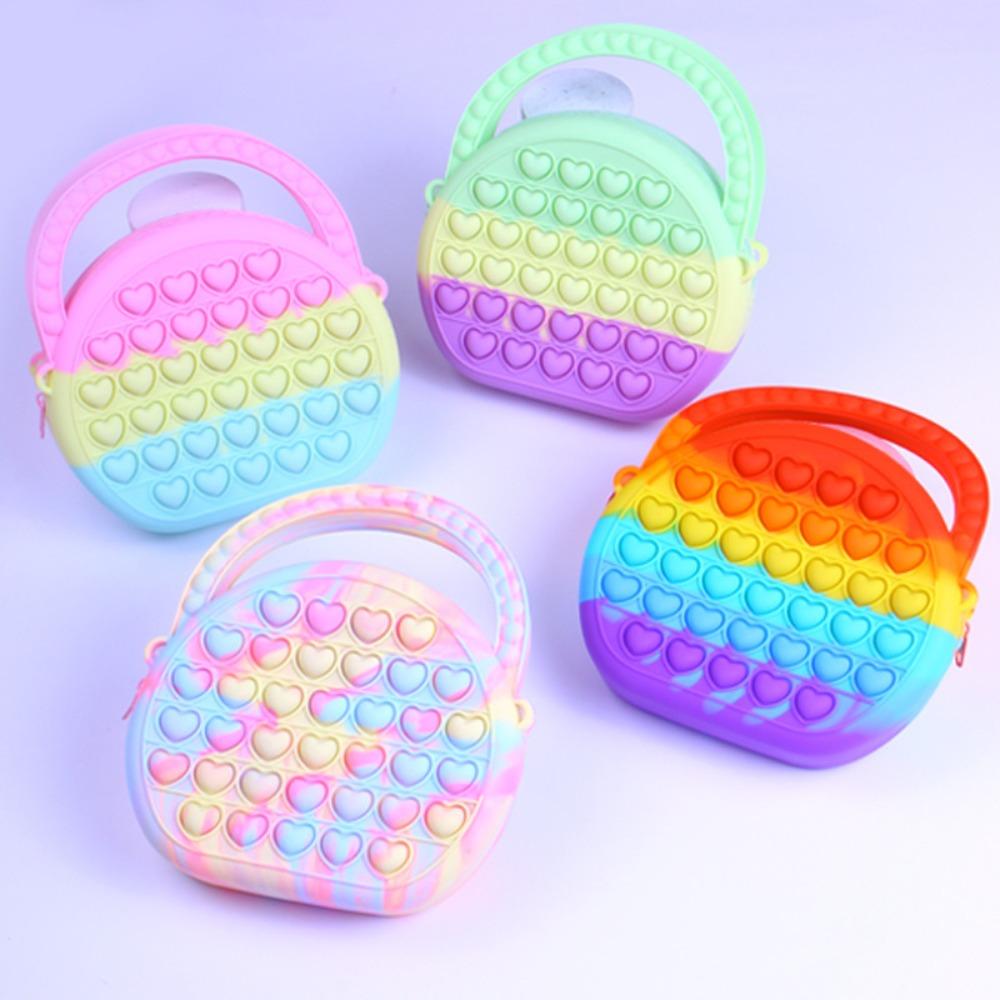 Rat Killer Pioneer Bag Children's Silicone Zero Wallet Pinching Joy Decompression Crossbody Handbag