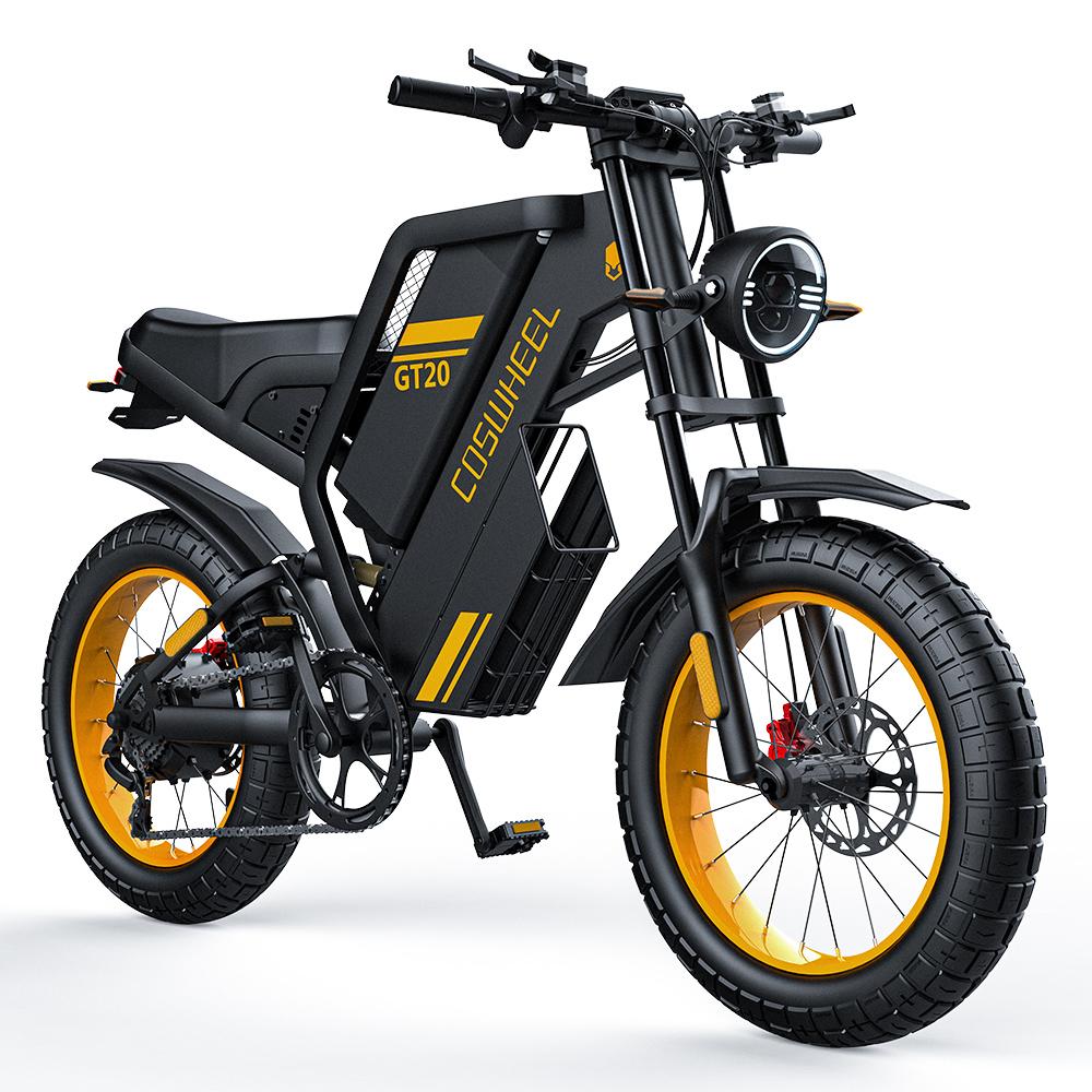 COSWHEEL GT20 20" Electric Dirt Bike 1000W Motor 48V 25Ah Battery