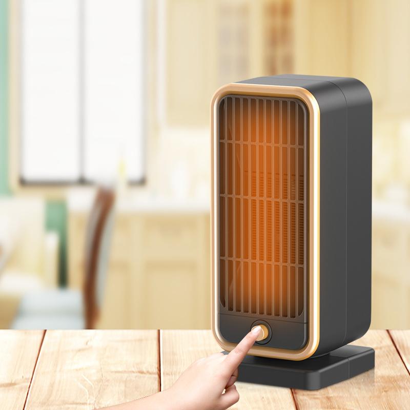 Portable Ceramic Space Heater,500W Mini Electric Heater With Thermostat For Fast,Quiet,Energy Efficient Heating,Safe Secure For Indoor Office Home