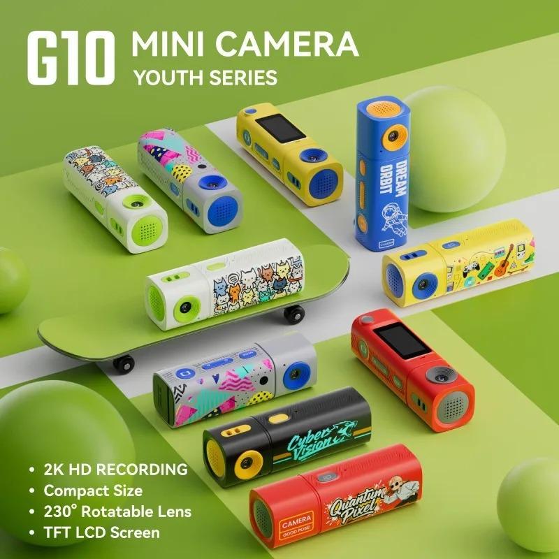 Action Camera 2K HD Portable Sports Camcorder for Students Outdoor Photography Video Long Battery