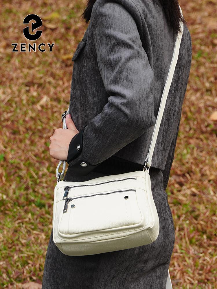 Zency Luxury Leather Shoulder Bag For Women's Design Handbag