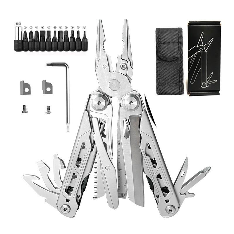 28-in-1 Multifunctional Pliers Outdoor Portable EDC Pliers Screwdriver Bottle Opener Measuring Ruler