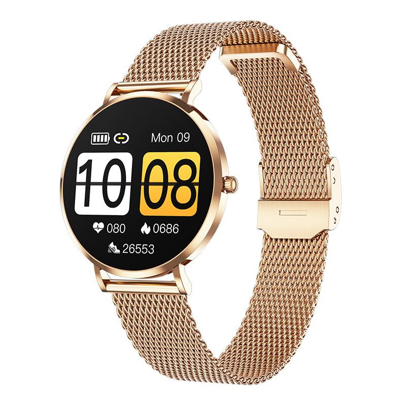 T8 Pro Ultra Thin Fashion Ladies Smart Watch AMOLED Screen Health Monitor Wristwatch Fitness Tracker Women Ladies Smartwatch