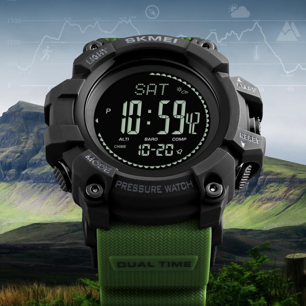 SKMEI Orologio da uomo LED Pedometro digitale Calorie Altimetro Bussola  Termometro Orologio da polso meteo acquista in modo economico — spedizione  gratuita, recensioni reali con foto — Joom