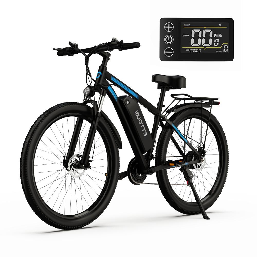 Duotts C29 Single Person Electric Bicycle 750W Fully Suspended Men's Electric Mountain Bike 48V15AH Battery 29 Inch Wide Tire Men's Electric Bike
