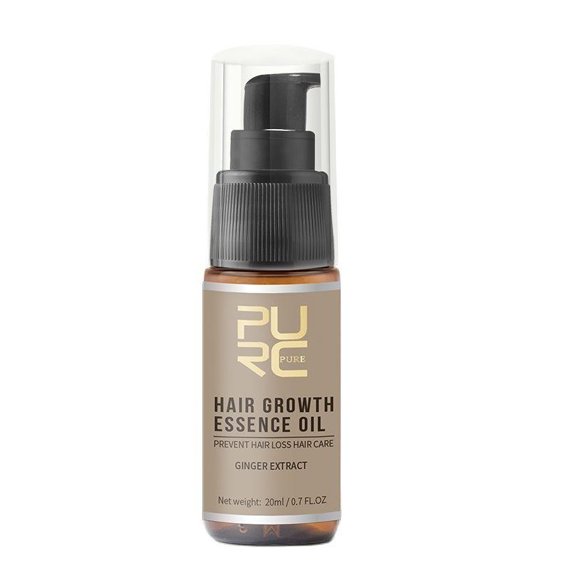 PURC Fast Hair Growth Oil Anti-Hair Loss Ginger Essential Oil Treatment Serum Hair Care Products