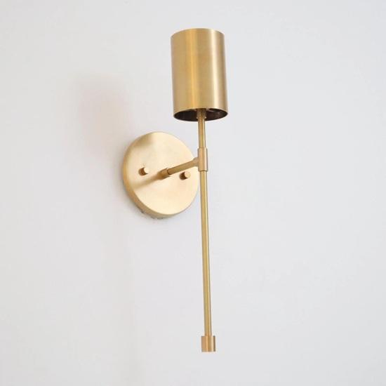 40.64 cm Mid Century Handcrafted Brilliance Brass Wall Lamp For Home Decor,Farmhouse Lights