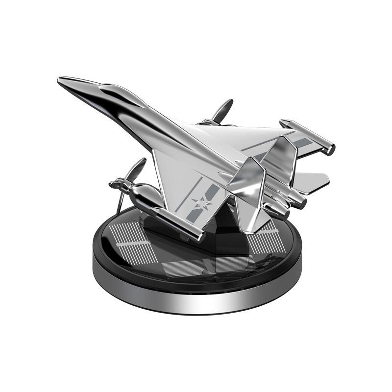 Osvěžovač vzduchu do auta Fighter Airplane Parfém Solární Power Plane Difuzér Hliník Vůně do letadla Parfém pro palubní desku letadla