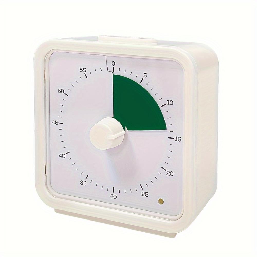 Timer visivo silenzioso da 60 minuti, strumento per l'autodisciplina, per studio, riunioni, esami, cucina, gadget multiuso, regalo di Natale