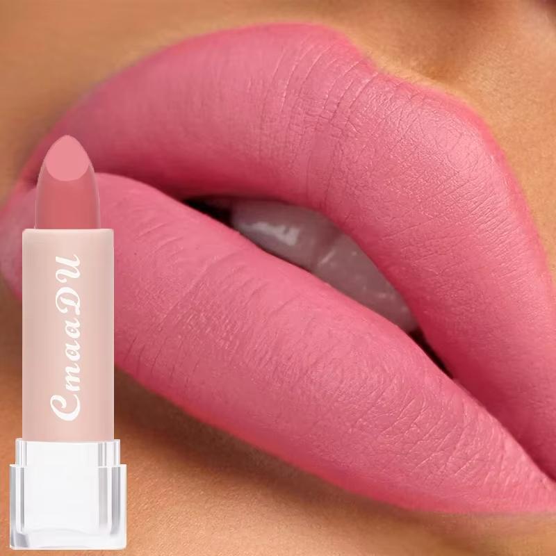 CmaaDu 15 Color Velvet Matte Lipsticks Waterproof Long Lasting Sexy Red Lipstick on-Stick Cup Makeup Lips Tints Pencil Cosmetics