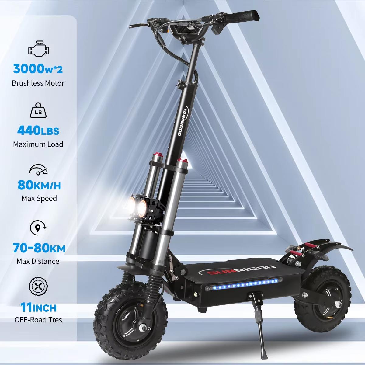 Electric Scooter X10 5600W (peak 6000W) Dual Motor 60V38AH Aluminum Battery 11-inch Electric Scooter 120km Maximum Mileage Folding Electric Scooter