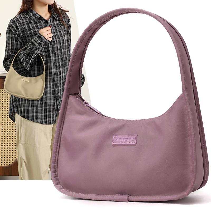 Minimalist Mini Nylon Handbag for Women Casual Underarm Bag with Multiple Color Options Great for Shopping Daily Life and Weekend Outings