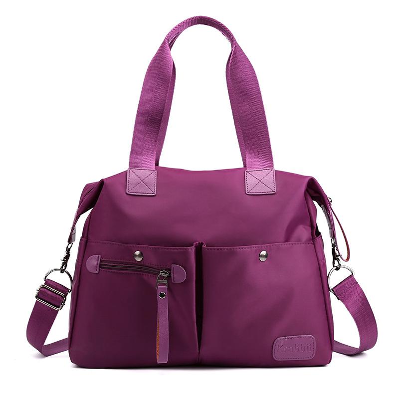 Fashion Single Shoulder Women's Bag Large Capacity Waterproof Cloth Bag All Crossbody Bag Simple Casual Handbag for Women