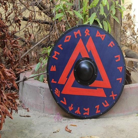 Royal Handicraft Battle Warrior Shield Knight Cosplay Shield 60.96 cm Viking LARP Replica Shield
