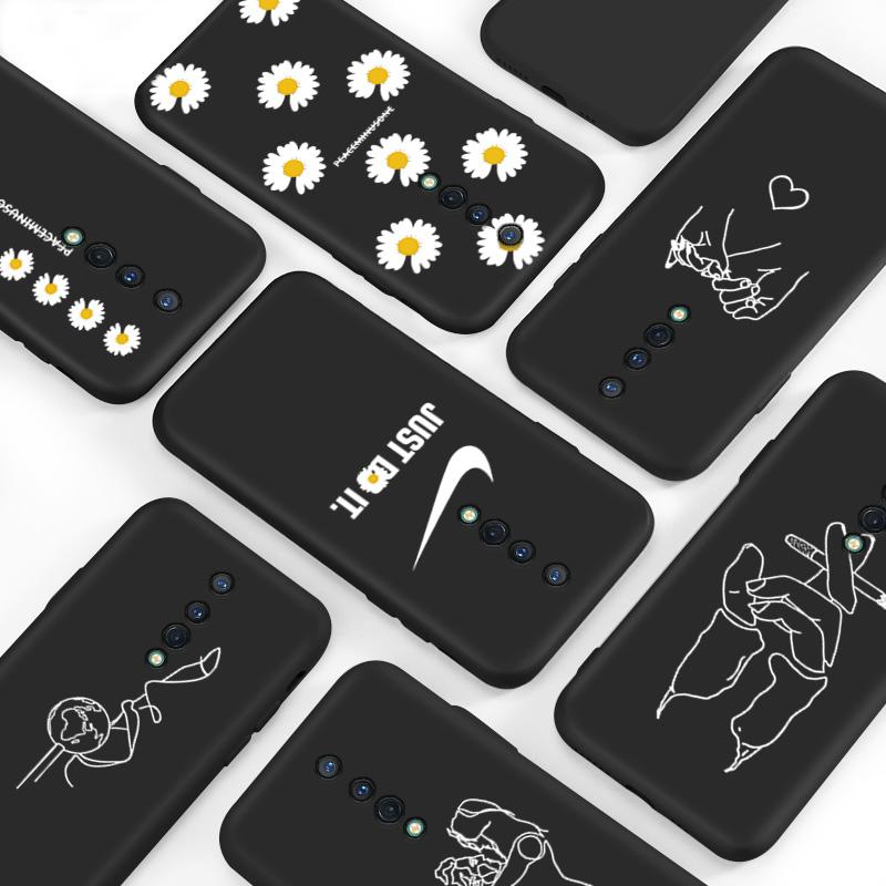 Case For Xiaomi Mi A2 A3 Lite Xiaomi Redmi S2 Note7 Meizu M6T 16 X Cover Black Painted Phone Bag