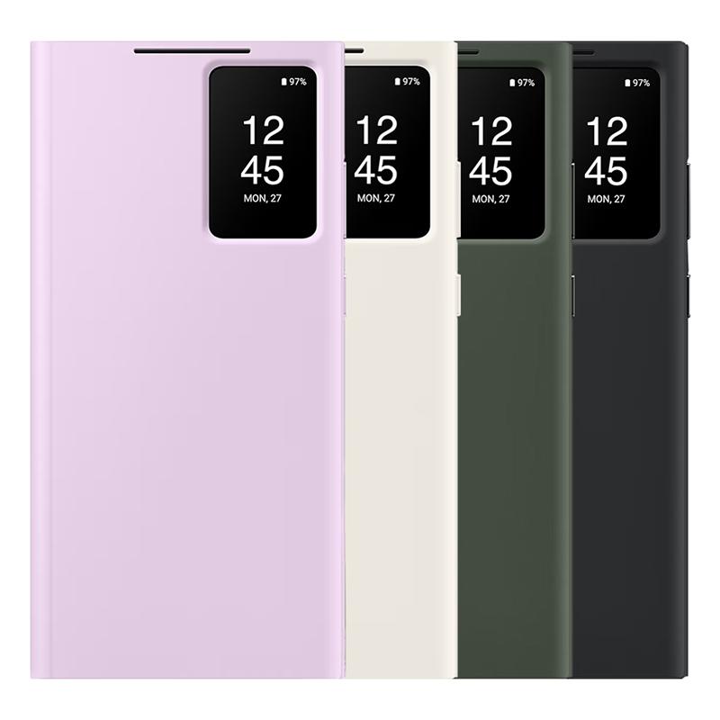 Samsung Originalt Smart View Wallet Flip-deksel for Samsung Galaxy S23 S23+ S23 Plus SM-S911B SM-S916B S-View-telefondeksel