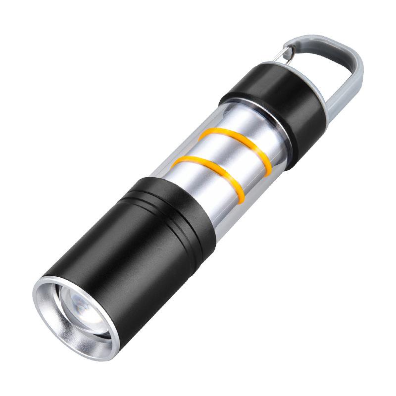 Mini White Bright Flashlight Charging Portable LED Outdoor Aluminum Alloy Camping Lamp