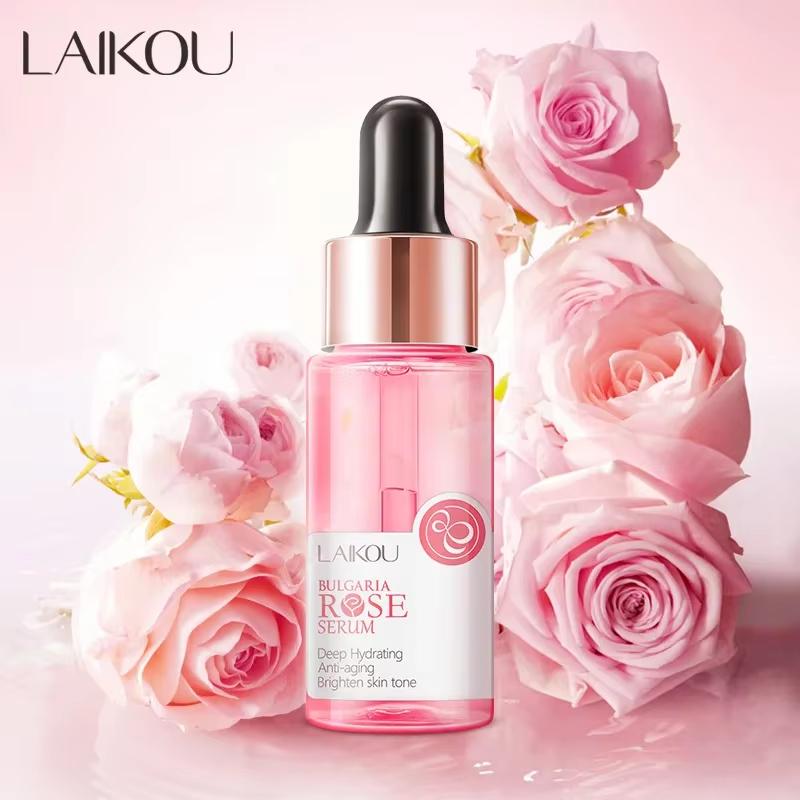 LAIKOU Bulgaria Rose Face Serum Facial Original Nourish Essense Brightening Rejuvenation Deep Moisturizing Serum Facial Care 30 ml