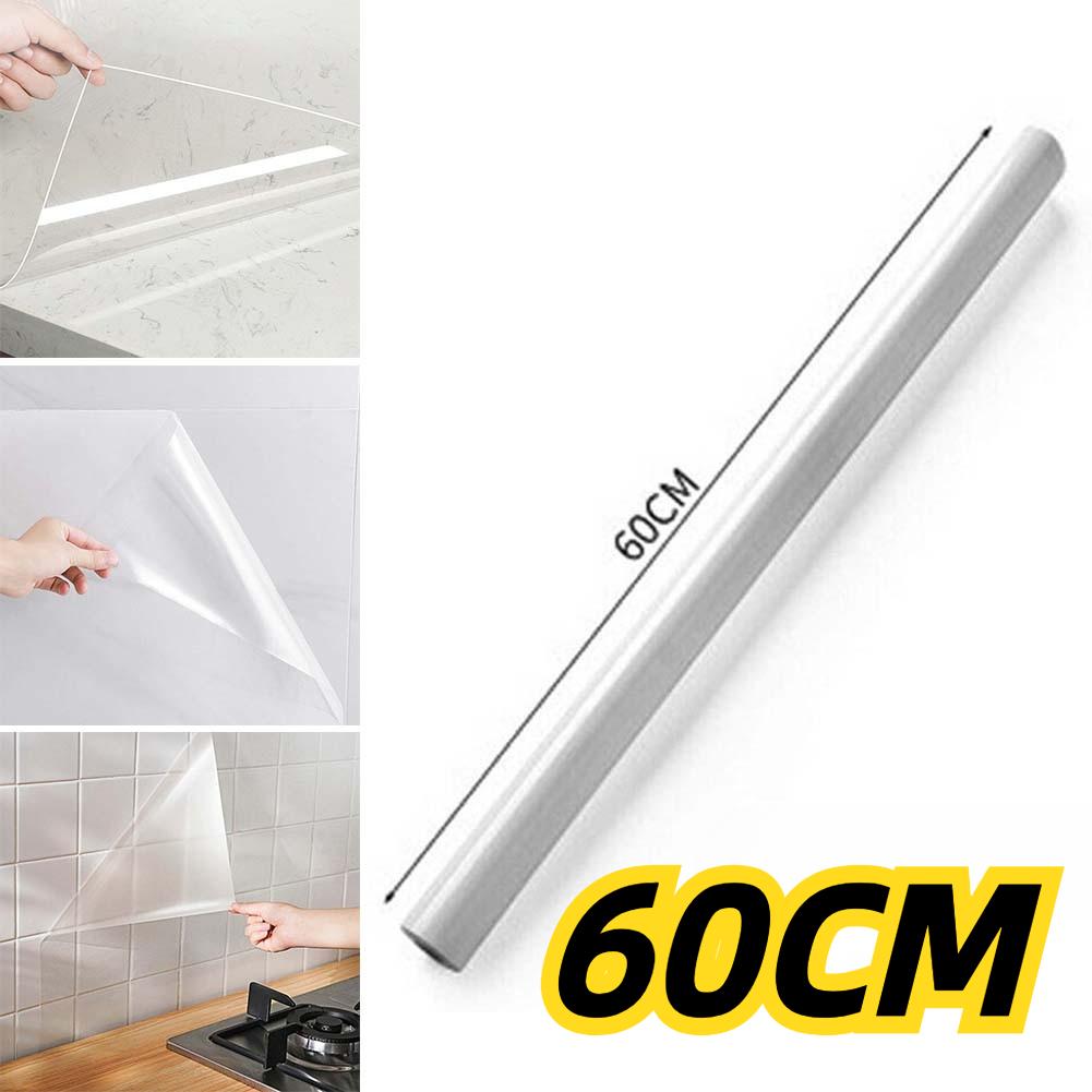 Adhesivo de pared a prueba de aceite para cocina, película autoadhesiva transparente, película protectora extraíble, revestimiento para cajones y estantes, decoración