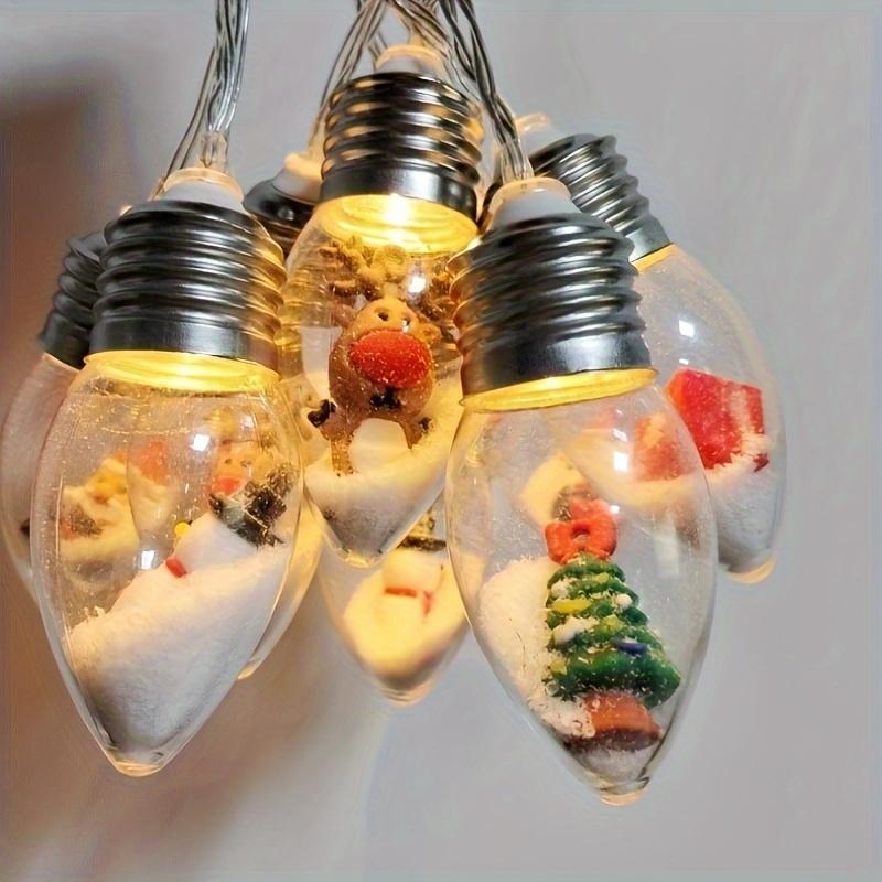 Enchanting 6.5ft Christmas Wishing Ball Lights with 10 LEDs - USB Powered, Perfect for Holiday Decor & Festive Celebrations