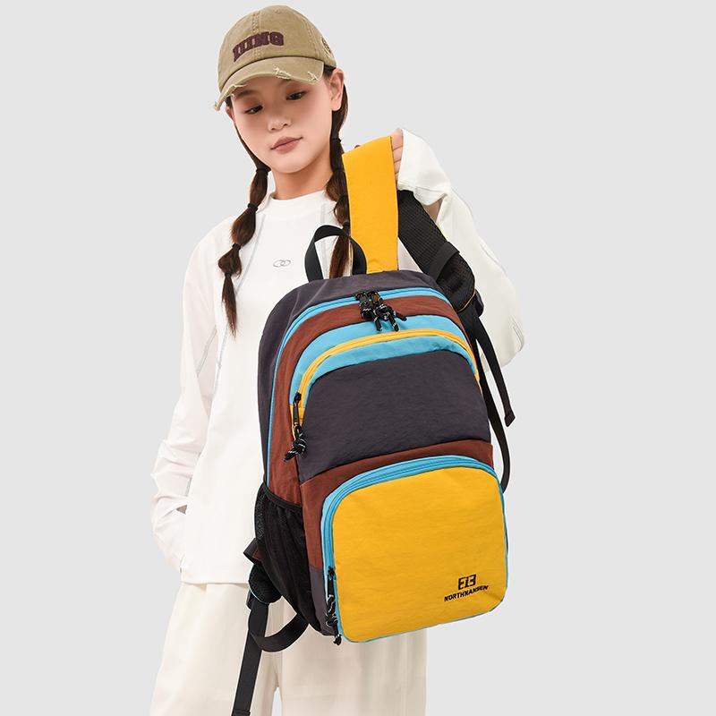 Outdoor Lightweight Women's Backpack Color Contrast Sports Backpack