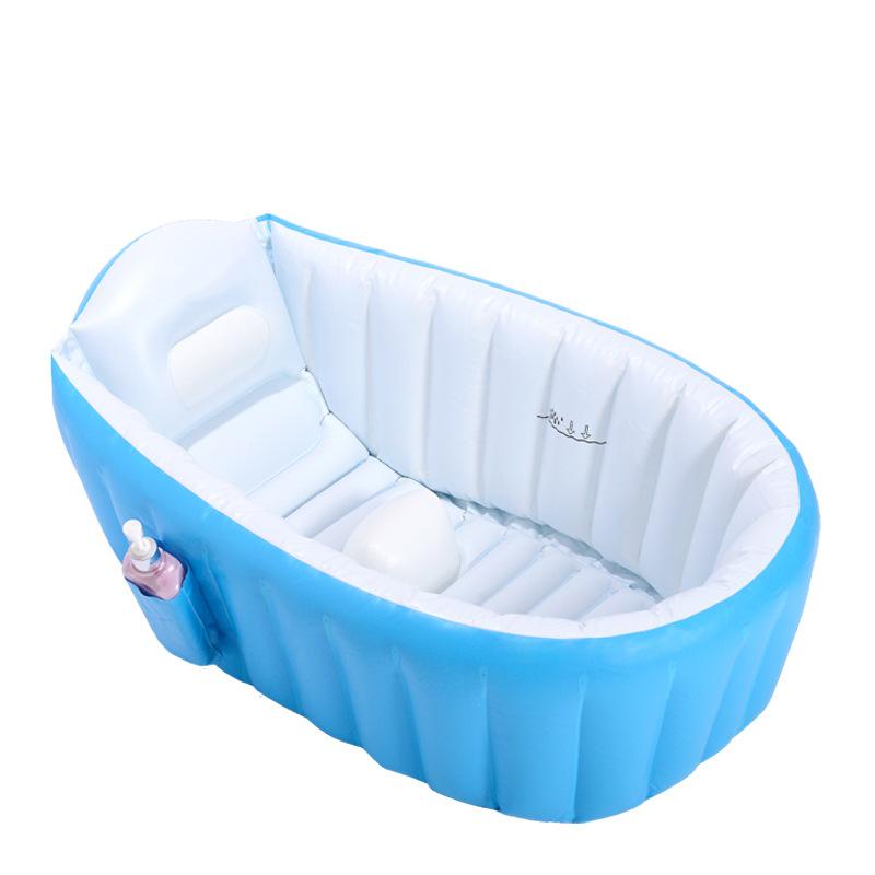 Aufblasbare, zusammenklappbare Babybadewanne, tragbar, kompakt, für Kleinkinder, Kleinkinder, Kinder, Babybadewanne, Duschbecken, Sitzbadewanne, Kinderbadewanne, Schwimmbad