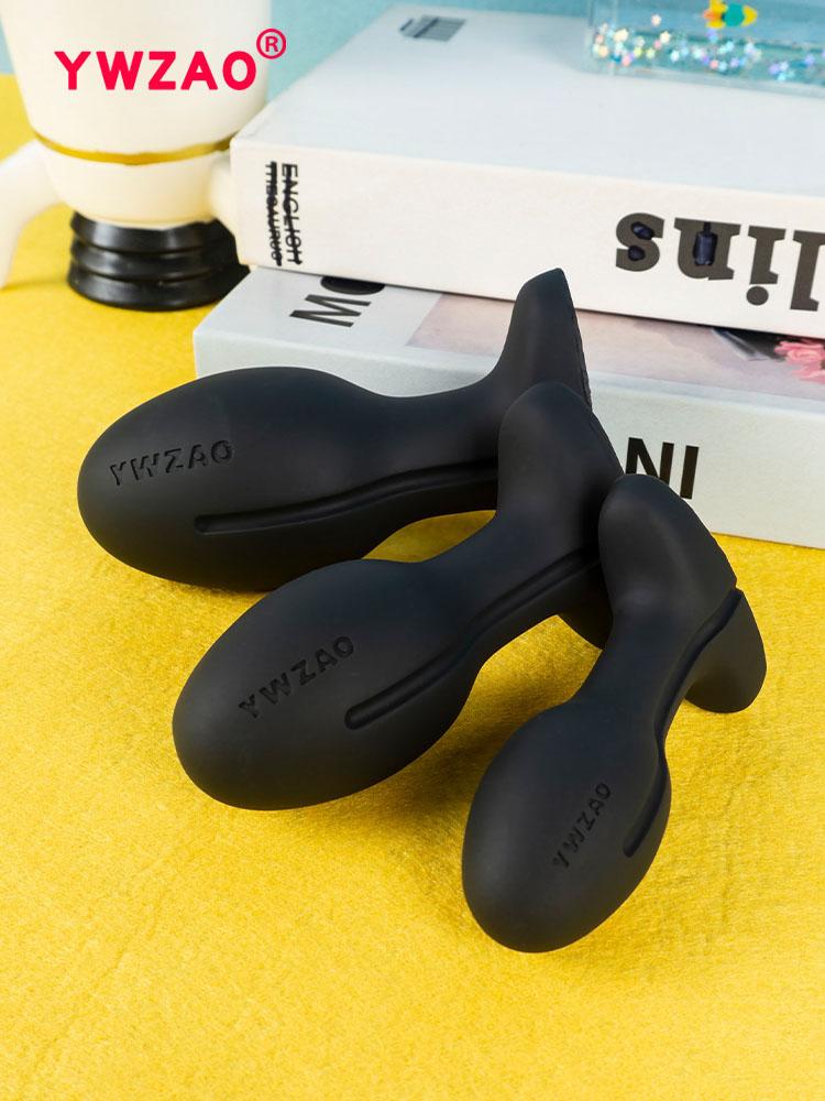 YWZAO Anal Plug Liquid Silicone Soft Venting Design Use When Going Out G58