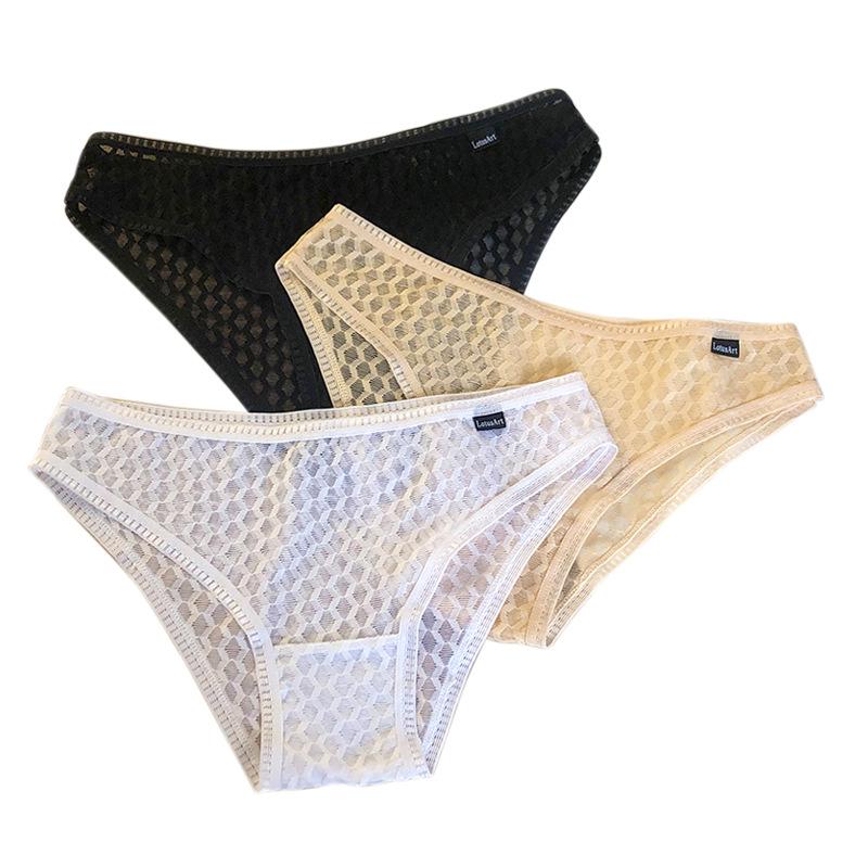 Lace Underwear Women's Panties Sexy Mesh Sexy Low Waist Briefs
